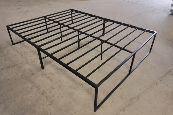Queen Bed Frame 14 Inch Metal Heavy Duty Platform No Box Spring Needed Easy Assembly Noise Free Black