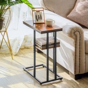 E-shape side table