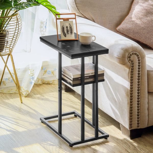 e-shape side table
