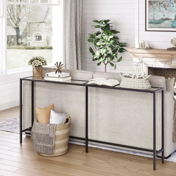 Glass Top Console Table - Image 8