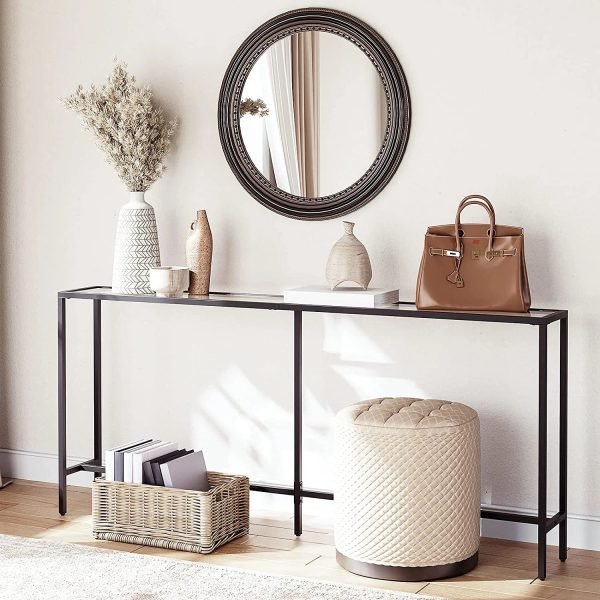 Glass Top Console Table - Image 4