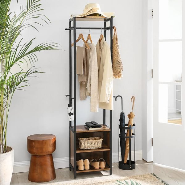 Coat Rack with Shoe Rack