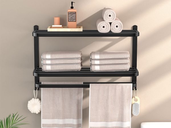 Hotel Towel Shelf